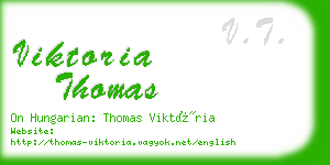 viktoria thomas business card